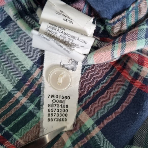 Lucky Brand Women's Lightweight Plaid Shirt Size L - Picture 8 of 11